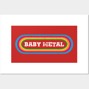 rainbow baby metal Posters and Art